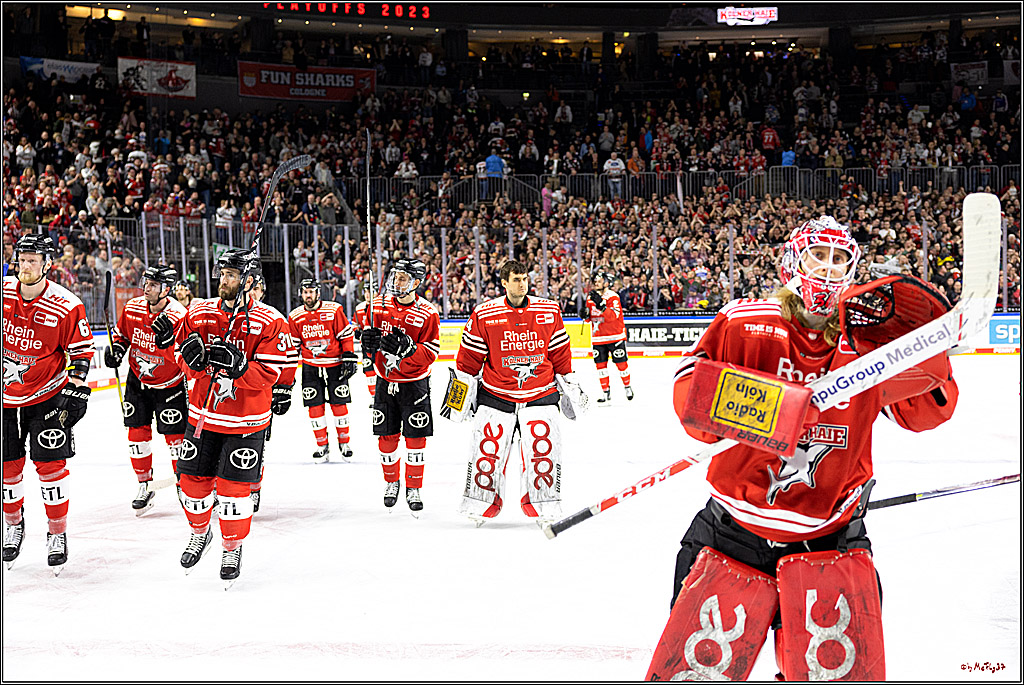 PENNY DEL; Koelner Haie-Adler Mannheim; Koeln, 17.03.2023